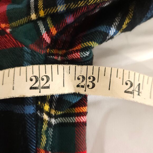 J CREW Mens Large Flannel Plaid Long Sleeve Flannel Button Down Button Up Shirt - Picture 4 of 6